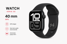 Apple Watch SE – 40 mm GPS – Noir