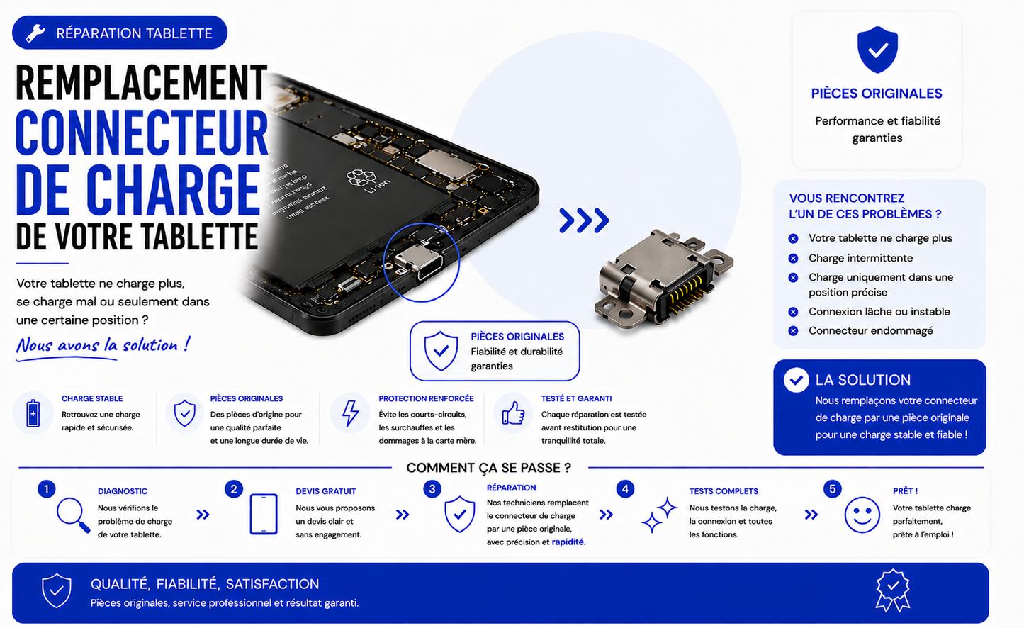 Réparation iPad 11 (2025)
