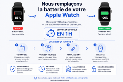 Réparation Apple Watch série 11