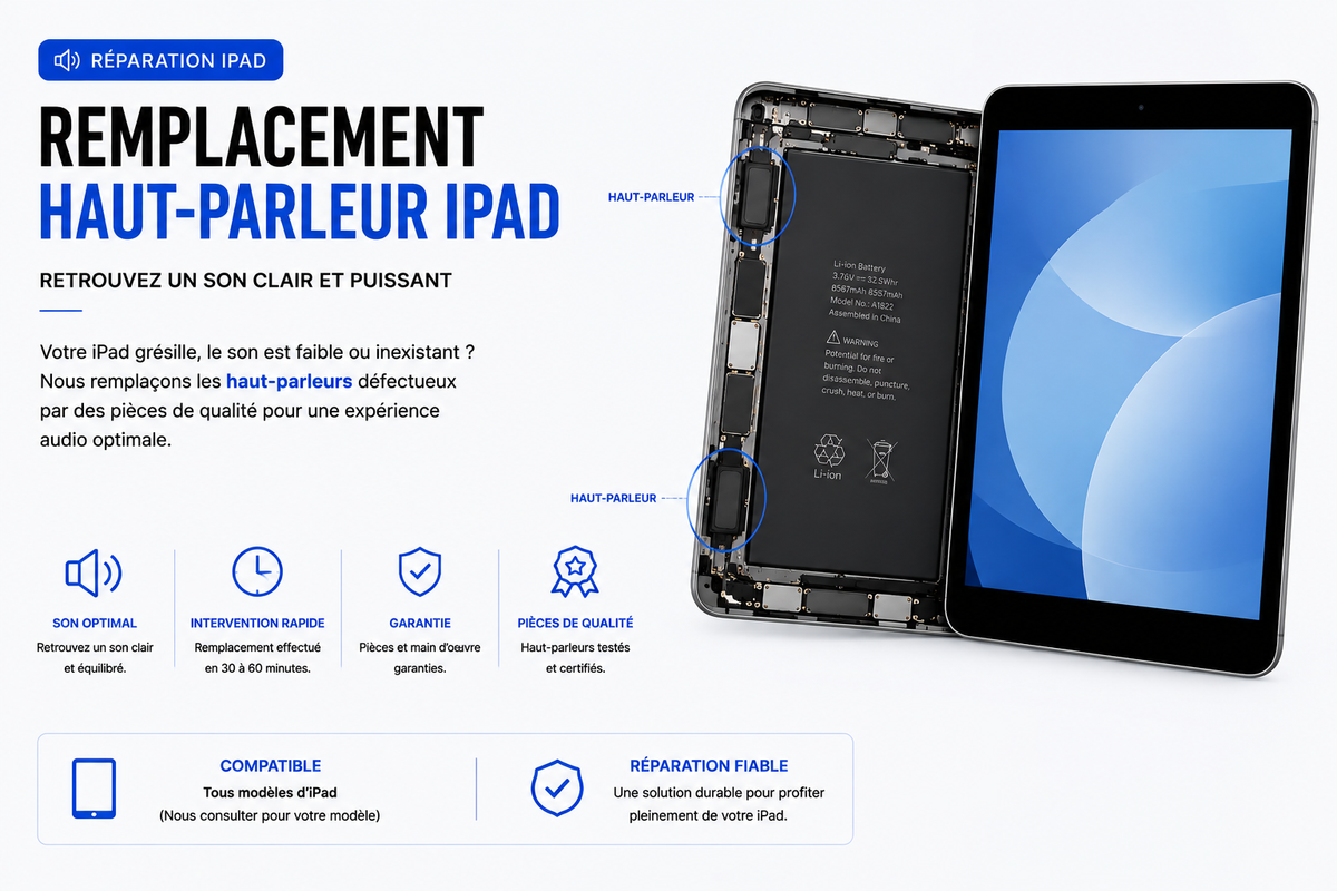 Réparation iPad mini 3